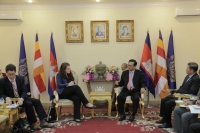 ជំនួបពិភាក្សា​ជាមួយ​លោកស្រី សារ៉ា ម៉ហ្គាន ទីប្រឹក្សា​ជាន់ខ្ពស់​នៃ​ការិយាល័យ​សិទ្ធិមនុស្ស និងការងារអាមេរិក