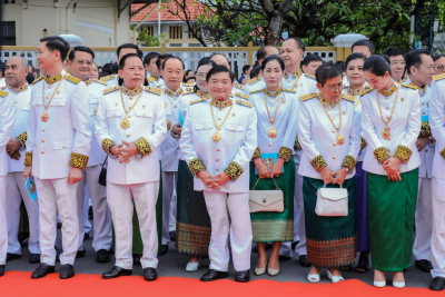 ថ្នាក់ដឹកនាំ និងមន្ត្រីរាជការនៃក្រសួងការងារ និងបណ្តុះបណ្តាលវិជ្ជាជីវៈ ចូលរួមពិធីរំលឹកខួបអនុស្សាវរីយ៍លើកទី៧០ នៃទិវាបុណ្យឯករាជ្យជាតិ ៩វិច្ឆិកា