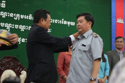 ពិធី​សំណេះ​សំណាល​និង​បំពាក់ស័ត្តិមន្ត្រី​អធិការកិច្ច​ការងារ​តែមួយរបស់​ក្រសួង
