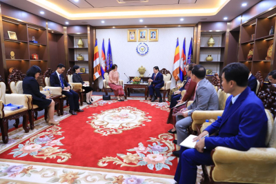 រដ្ឋមន្ត្រីក្រសួងការងារ និងបណ្តុះបណ្តាលវិជ្ជាជីវៈ ជួបពិភាក្សាការងារជាមួយនាយិកាអង្គការអន្តរជាតិខាងការងារប្រចាំតំបន់អាស៊ី និងប៉ាស៊ីហ្វិក