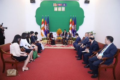 ឯកឧត្តមបណ្ឌិត អុិត  សំហេង ជួបពិភាក្សាការងារជាមួយអនុរដ្ឋមន្រ្តីក្រសួងការងារវៀតណាម