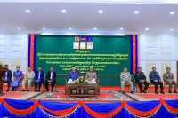 ក្រសួងការងារ និងបណ្តុះបណ្តាលវិជ្ជាជីវៈ បន្តចុះផ្សព្វផ្សាយកម្មវិធីគោលនយោបាយអាទិភាពរបស់រាជរដ្ឋាភិបាល នៅខេត្តបន្ទាយមានជ័យ