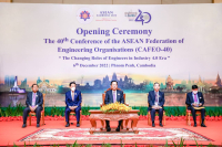 រដ្ឋមន្ត្រីក្រសួងការងារ អញ្ជើញជាអធិបតី បើកសន្និសីទនៃអង្គការសហព័ន្ធវិស្វកម្មអាស៊ានលើកទី៤០