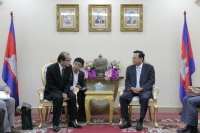 លោក KENSUKE TSUZUKI អនុប្រធានជាន់ខ្ពស់អង្គការសហប្រតិបត្តិការខាងការបណ្តុះបណ្តាលអន្តរជាតិជប៉ុន(JITCO) ជួបសម្តែងការគួរសម និងពិភាក្សាការងារ