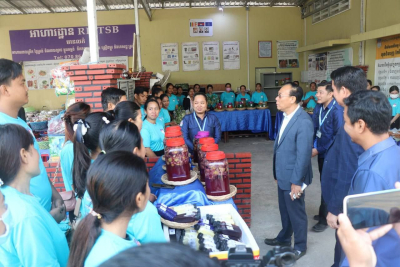 ក្រសួងការងារចុះពិនិត្យ តាមដាន និងវាយតម្លៃការអនុវត្តកម្មវិធី TVET នៅវិទ្យាស្ថានពហុបច្ចេកទេសភូមិភាគតេជោរសែនបាត់ដំបង