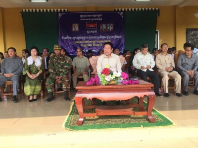 ឯកឧត្តមបណ្ឌិត ពេជ សោភ័ន អញ្ជើញសំណេះសំណាលជាមួយនាយទាហាន នាយទាហានរង ពលទាហាននៃកងពលតូចអន្តរាគន៍លេខ៧