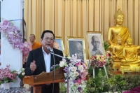 ពិធីសំណេះសំណាលជាមួយពលករ ប្រជាពលរដ្ឋ សិស្ស-និស្សិត ព្រះសង្ឃដែលកំពុងគង់ ធ្វើការ រស់នៅ និងប្រកបរបរនៅប្រទេសថៃ