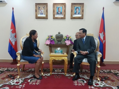 ជំនួបពិភាក្សាការងារជាមួយលោកជំទាវ Filicidade de Sousa Guterres ឯកអគ្គរដ្ឋទូតវិសាមញ្ញ នៃសាធារណរដ្ឋប្រជាធិបតេយ្យទីម័រឡេស្តេ