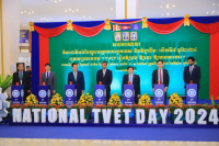 ទិវាជាតិអប់រំបណ្តុះបណ្តាលបច្ចេកទេស និងវិជ្ជាជីវ:លើកទី៧ បើកជាផ្លូវការក្រោមប្រធានបទ «TVET រៀនឱ្យចប់ ឱ្យចេះ ឱ្យមានការងារ»
