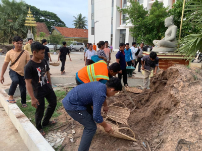 គ្រឹះស្ថានអប់រំបណ្ដុះបណ្តាលបច្ចេកទេសនិងវិជ្ជាជីវៈ មន្ទីរការងារ និងបណ្តុះបណ្តាលវិជ្ជាជីវៈ និងសហគ្រាស គ្រឹះស្ថាននានានៅក្នុងរាជធានី-ខេត្តទូទាំងប្រទេស បានចូលរួមអនុវត្តយ៉ាងសកម្មក្នុងការចូលរួមរៀបចំទិវាសម្អាតពិភពលោកលើកទី៧ (7th World Cleanup Day)
