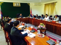 កិច្ចប្រជុំស្ដីពីការពិនិត្យសេចក្ដី​ព្រាងអនុក្រឹត្យ ស្ដីពីការបង្កើតរបបសន្តិសុខ សង្គម ផ្នែកថែទាំសុខភាពសម្រាប់កម្មករ និយោជិត