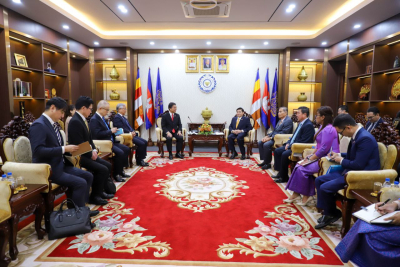 ឯកឧត្តម ហេង សួរ ទទួលជួបពិភាក្សាការងារជាមួយអភិបាលខេត្តមីយ៉ាហ្គិ នៃប្រទេសជប៉ុន